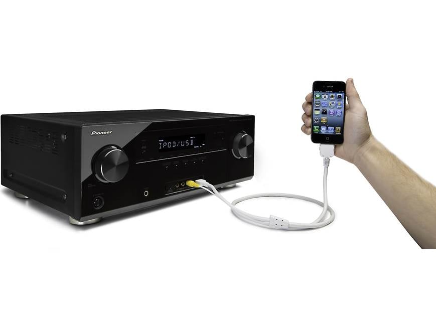 Pioneer VSX-821-K Home theater receiver with 3D-ready HDMI
