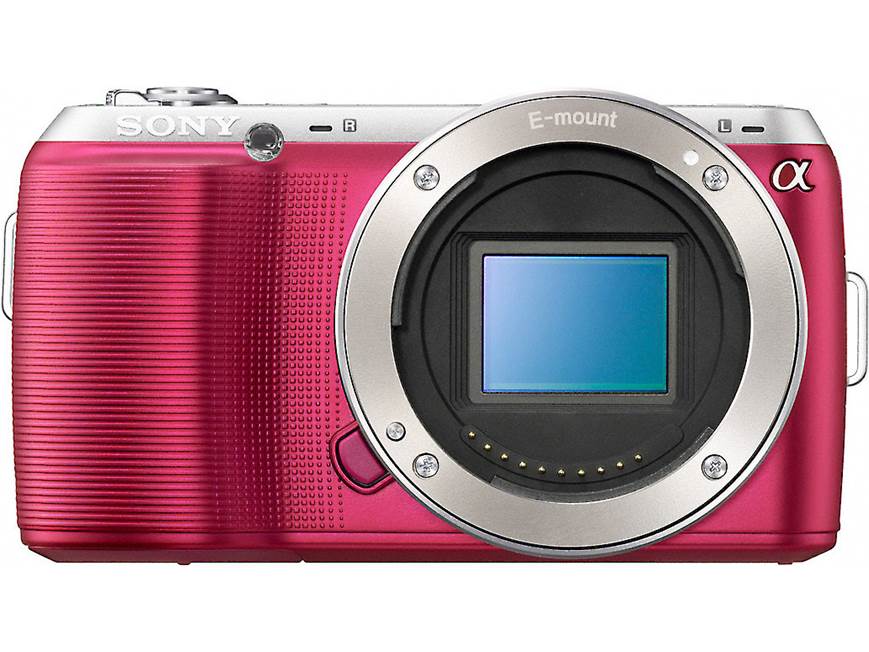Sony Alpha NEXC3K (Pink) 16-megapixel digital camera with 18-55mm