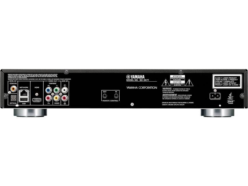 Yamaha BD-S671 Internet-ready 3D Blu-ray player at Crutchfield