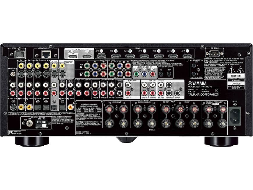 Yamaha RX-A1010 Home theater receiver with 3D-ready HDMI switching