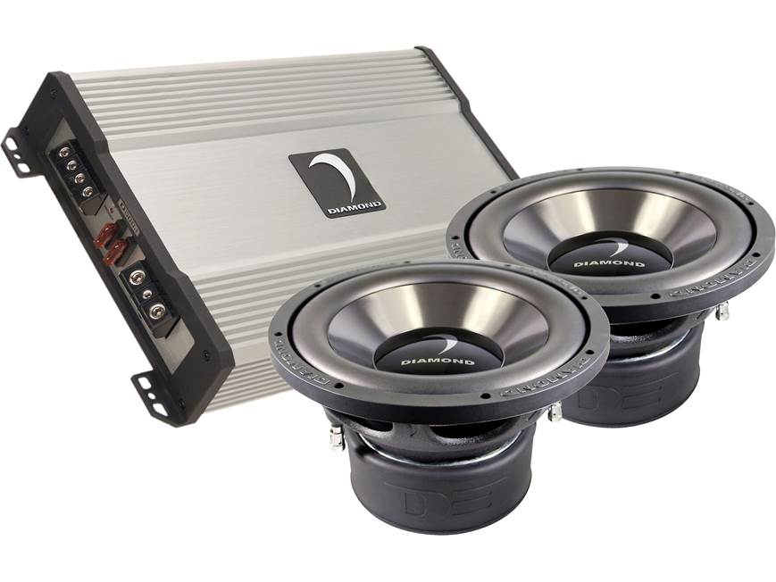 diamond audio スピーカー d3 subwoofer Diamond Audio Bass Package Includes the D600.1 mono amplifier and