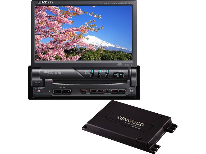 ★KENWOOD KXME−501WS BT装備・DVD・地デジ★動作品 Kenwood KVT-516 Navigation Package Includes KVT-516 DVD receiver