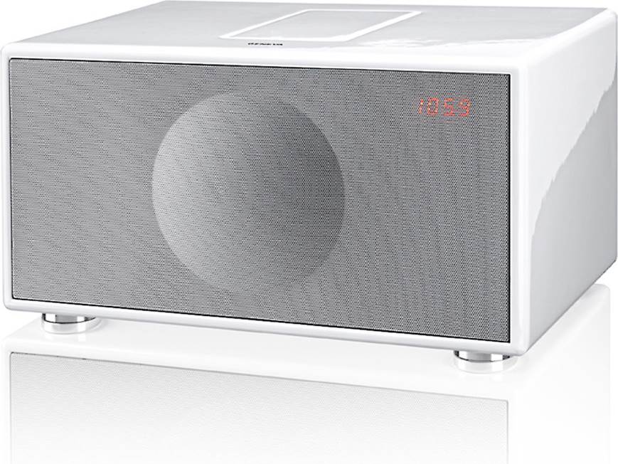 Geneva Sound System Model M (White) Powered iPod®/iPhone® speaker