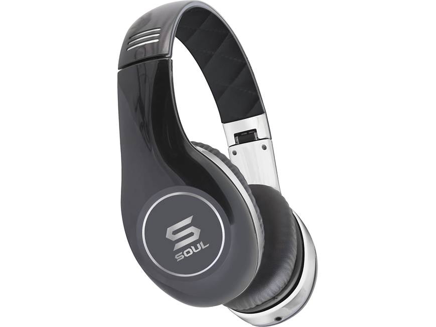 Soul by Ludacris SL150 (White and black) Portable, folding on-ear