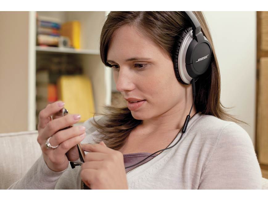 Bose® AE2i audio headphones (Black) (Black) at Crutchfield