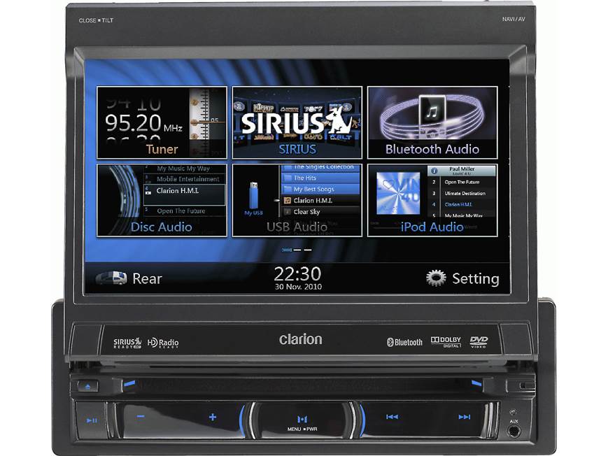 Clarion NZ501 Navigation receiver at Crutchfield