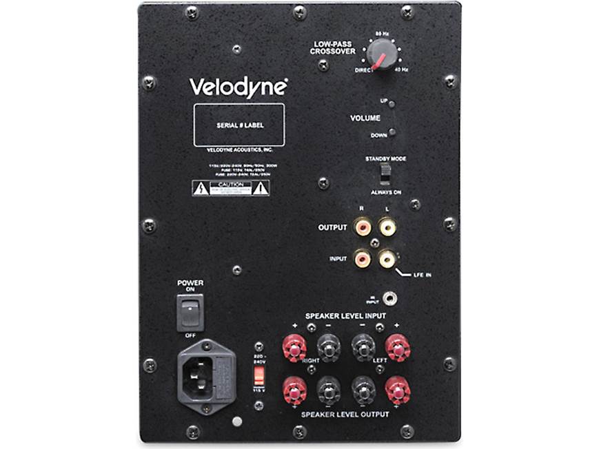 Velodyne DEQ-12R Powered subwoofer with built-in room equalizer
