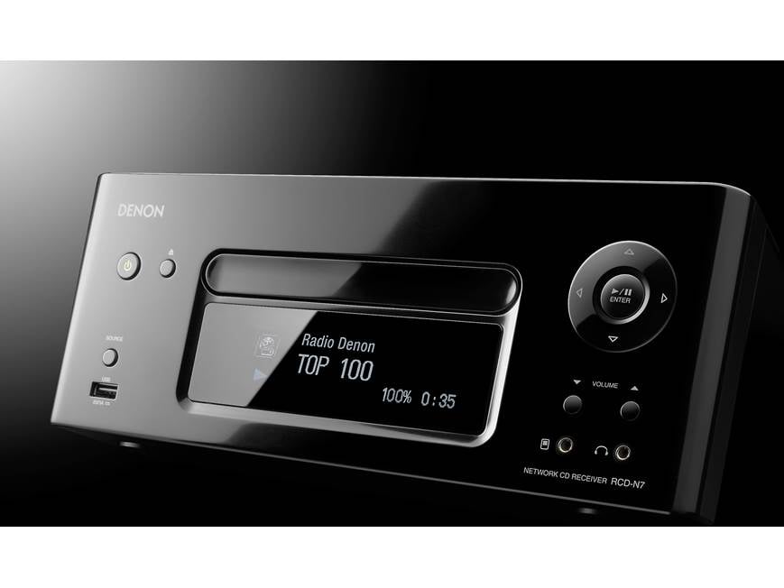 Denon RCD-N7 (Black) AM/FM/CD/Internet radio receiver with built