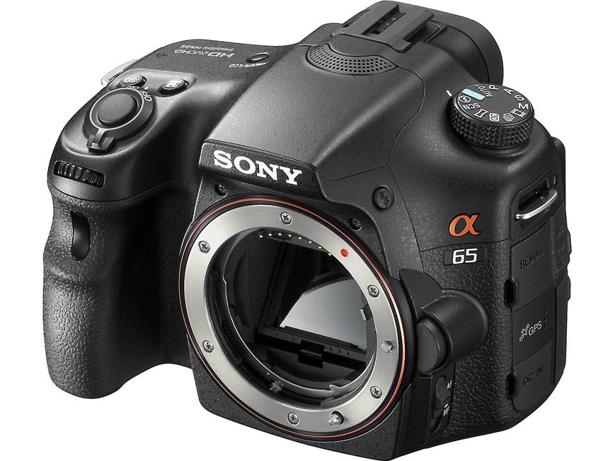 Sony Alpha SLT-A65V (no lens included) 24.3-megapixel digital SLR