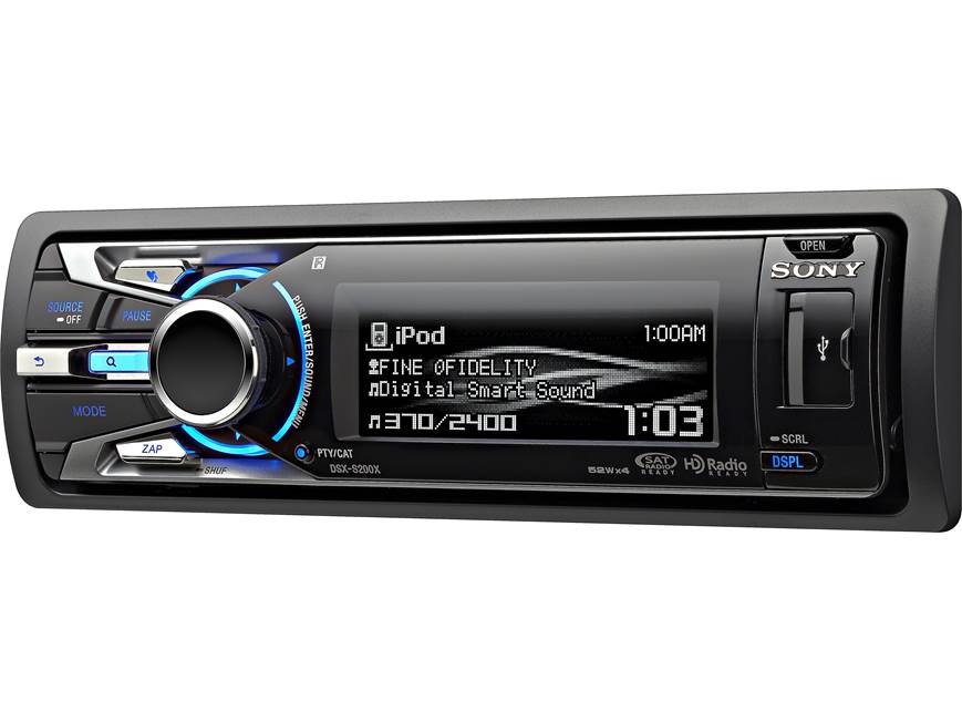 Sony DSX-S210X Digital media receiver at Crutchfield