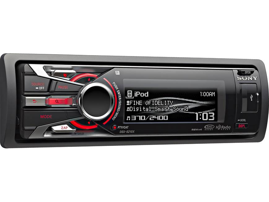 Sony DSX-S210X Digital media receiver at Crutchfield