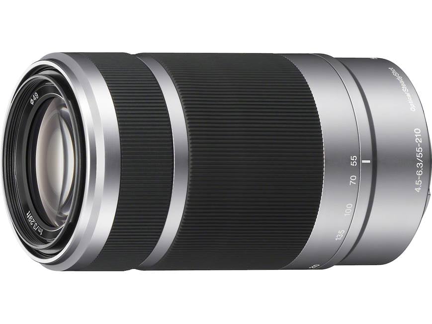 SONY SEL55210 (55-210mm ズームレンズ) Sony SEL55210 55-210mm f/4.5-6.3 (Silver) Telephoto zoom lens for