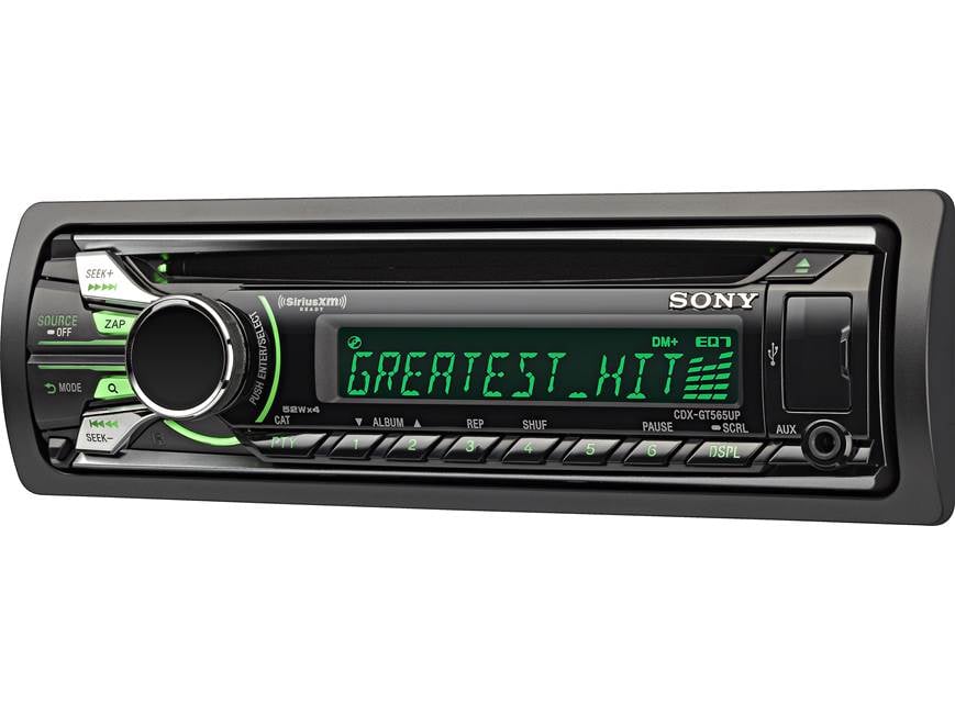 Sony CDX-GT565UP CD receiver at Crutchfield