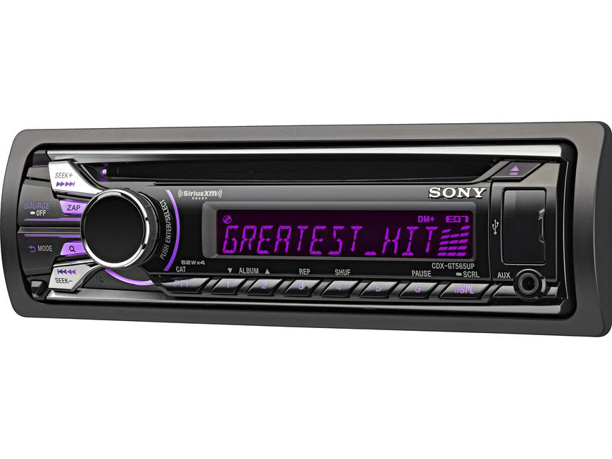 Sony CDX-GT565UP CD receiver at Crutchfield
