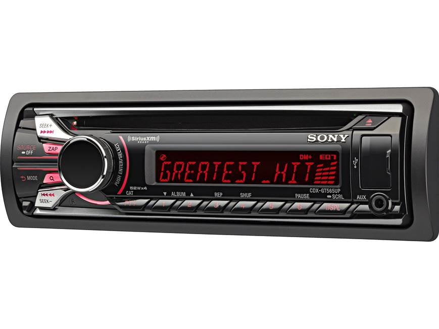 Sony CDX-GT565UP CD receiver at Crutchfield