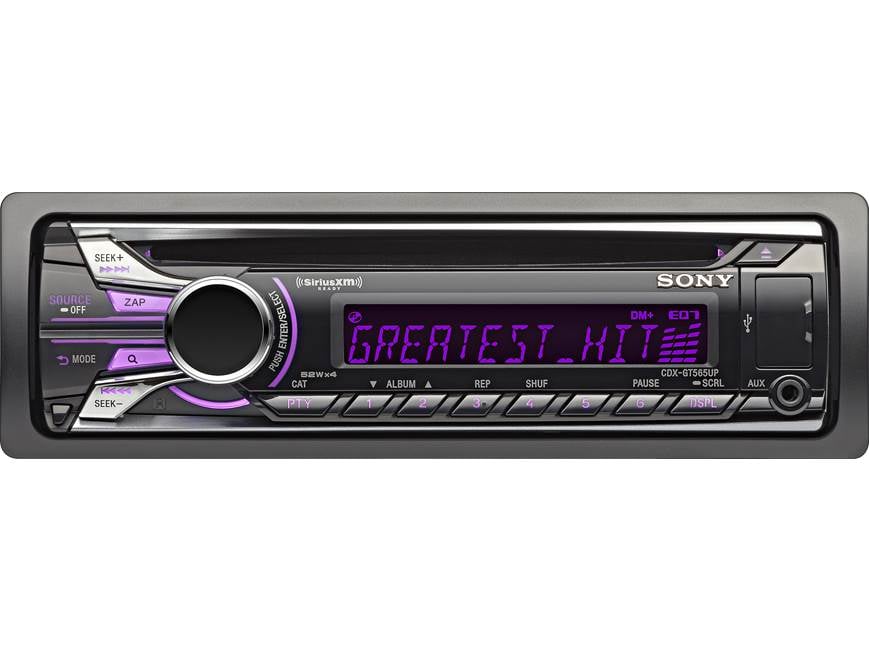 Sony CDX-GT565UP CD receiver at Crutchfield