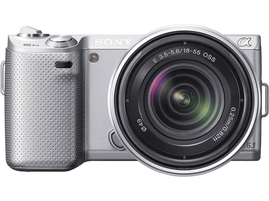 Sony Alpha NEX-5N (Silver) 16-megapixel digital camera with