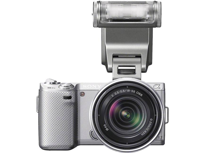 Sony Alpha NEX-5N (Silver) 16-megapixel digital camera with