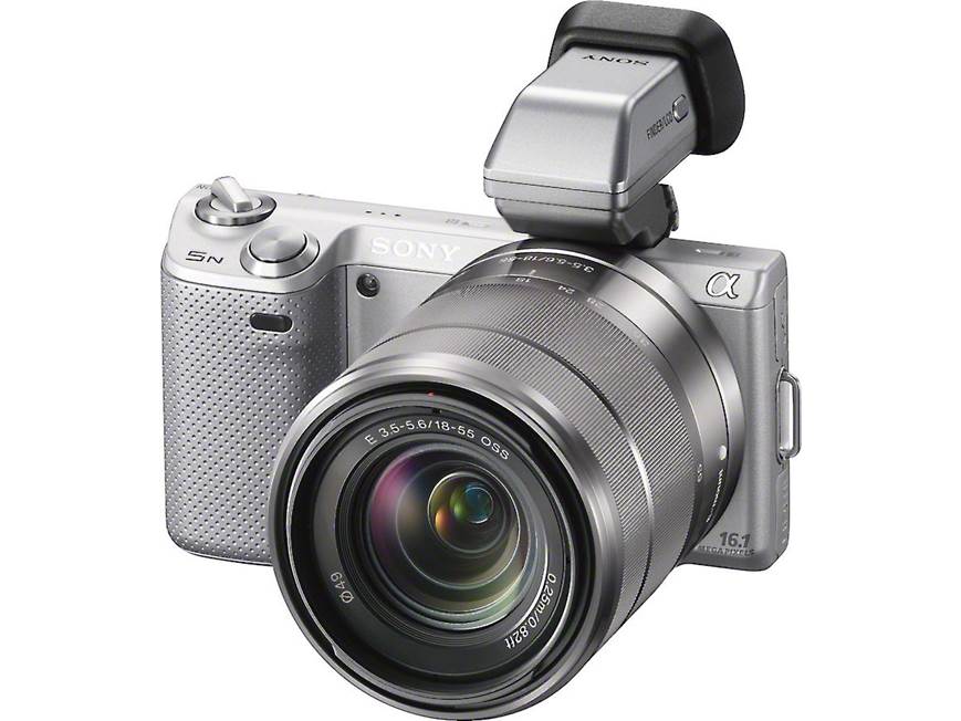 Sony Alpha NEX-5N (Silver) 16-megapixel digital camera with Sony Alpha NEX-5N (Silver) 16-megapixel digital camera with