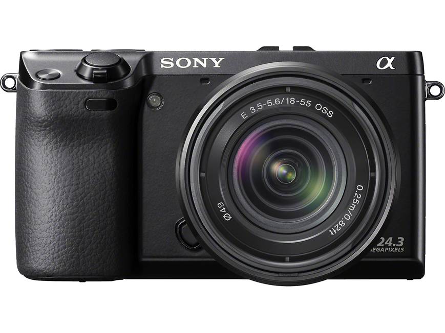 Sony Alpha NEX-7 24.3-megapixel digital hybrid camera with 18-55mm