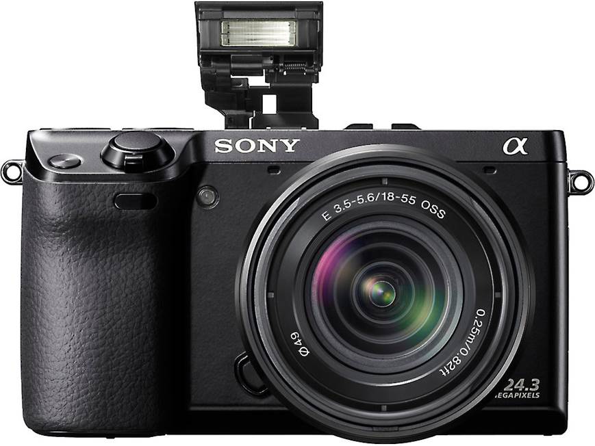 Sony Alpha NEX-7 24.3-megapixel digital hybrid camera with 18-55mm