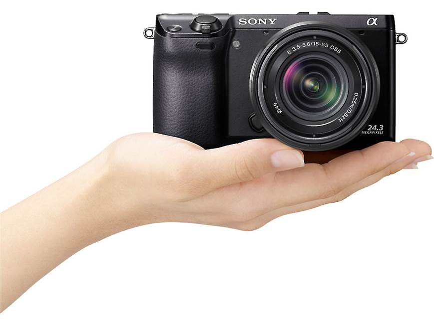 Sony Alpha NEX-7 24.3-megapixel digital hybrid camera with 18-55mm