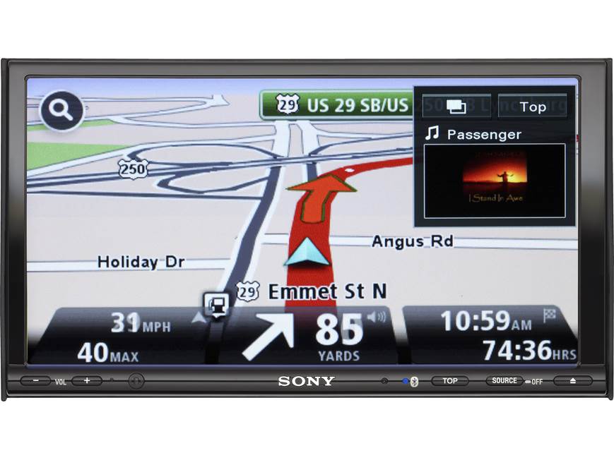 Sony XNV-770BT Navigation receiver at Crutchfield