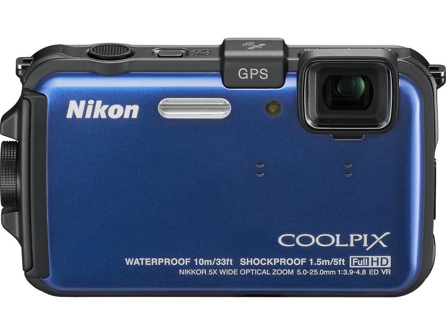 【ジャンク】 Nikon COOLPIX AW100 Nikon Coolpix AW100 (Blue) Tough-style 16-megapixel digital camera