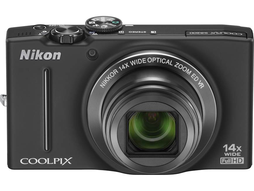 Nikon COOLPIX 14倍ズーム デジタルカメラ Nikon Coolpix S8200 (Black) 16-megapixel digital camera with 14X