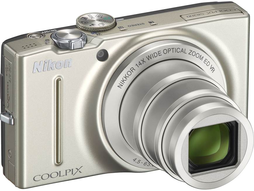 Nikon Coolpix S8200 (Black) 16-megapixel digital camera with 14X