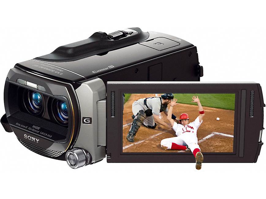 3Dカメラ　SONY　Handycam　HDR-TD10 動作未確認 Sony Handycam® HDR-TD10 3D-capable HD camcorder with 64GB built-in