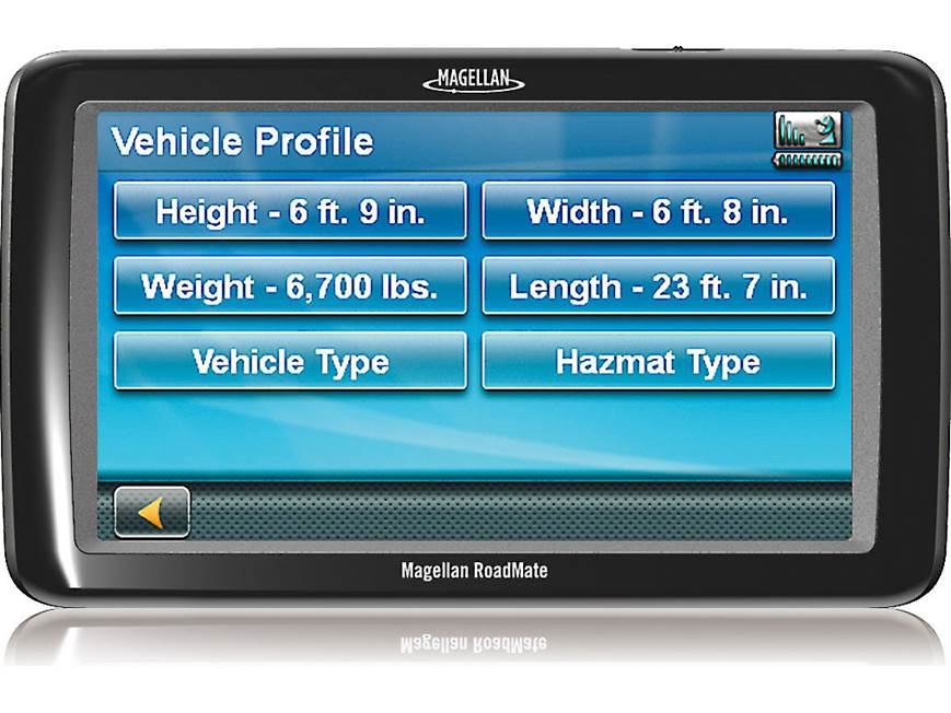 Magellan RoadMate Pro 9165T Portable navigator for RV drivers