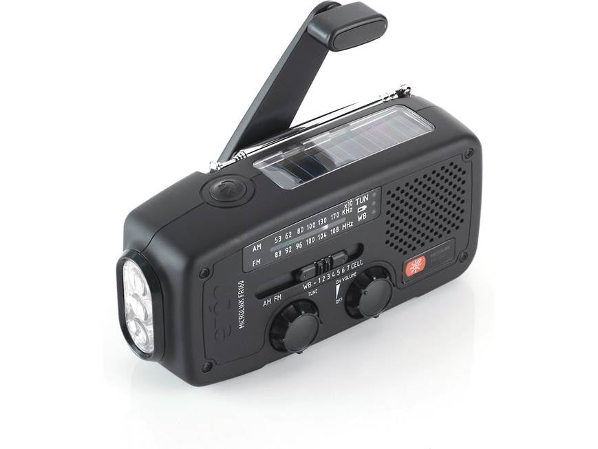 Etón Microlink FR160 Hand-cranked, solar-powered emergency radio