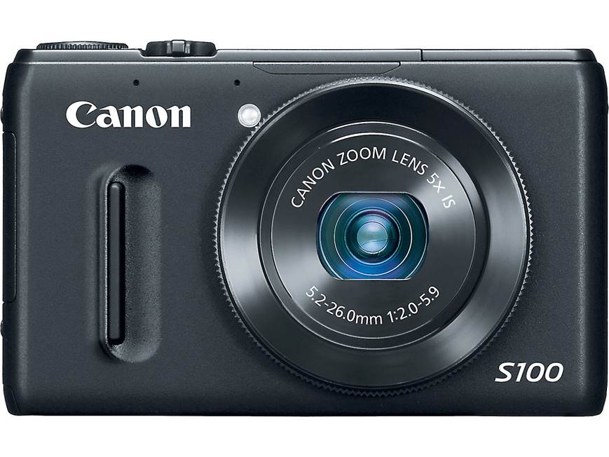 Canon PowerShot S100 (Black) 12.1-megapixel digital camera with 5X