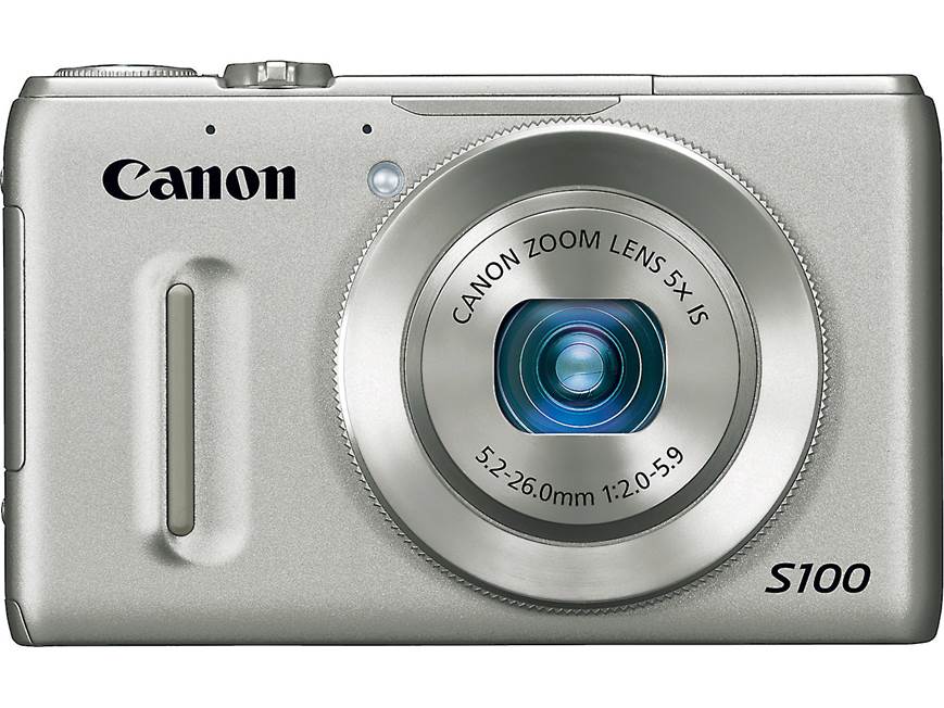 Canon PowerShot S100 (Silver) 12.1-megapixel digital camera with
