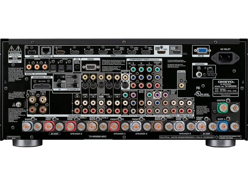 Onkyo TX-NR5009 THX™ Ultra2 Plus™ certified, 3-D ready 9.2 channel