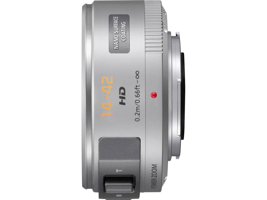 Panasonic H-PS14042K f/3.5-5.6 14-42mm Power Lens (Silver) Premium