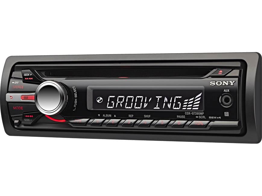 Sony CDX-GT260MP CD receiver at Crutchfield