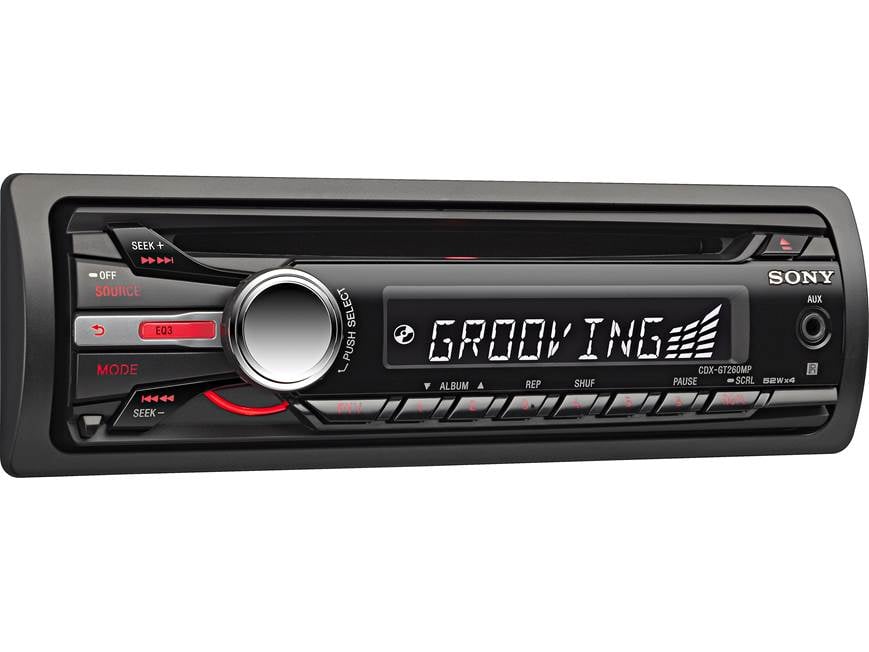 Sony CDX-GT260MP CD receiver at Crutchfield