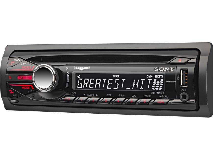 Sony CDX-GT56UI CD receiver at Crutchfield