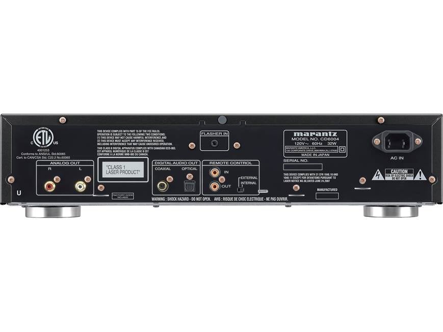 Marantz CD6004 Single-disc CD player at Crutchfield