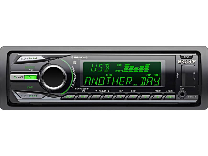 Sony CDX-GT660UP CD receiver (New Stock) at Crutchfield