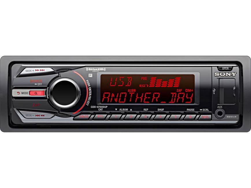 Sony CDX-GT660UP CD receiver (New Stock) at Crutchfield