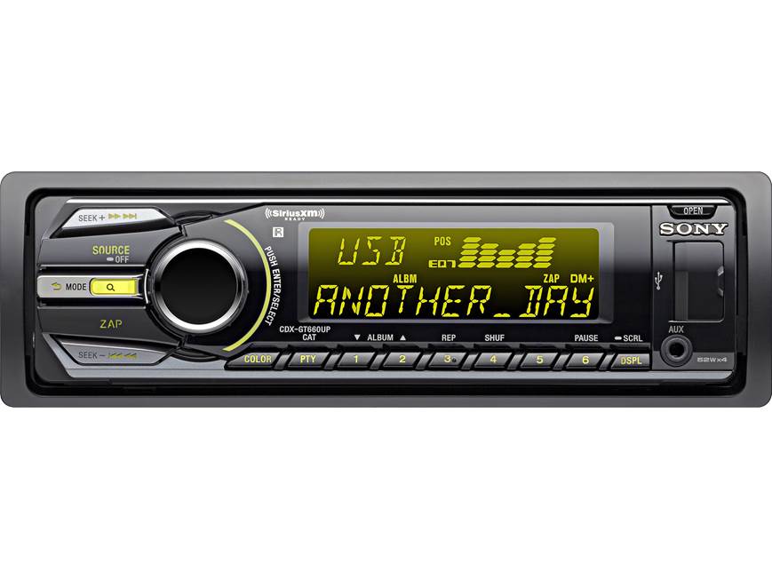 Sony CDX-GT660UP CD receiver (New Stock) at Crutchfield