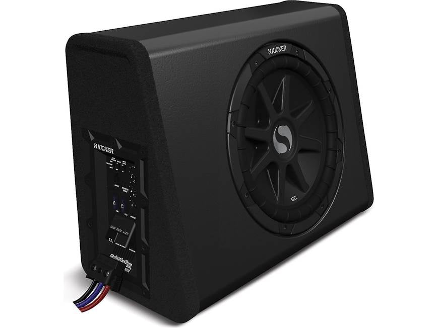 【動作確認済】KICKER SubStation PES10C 配線一式付 Kicker 11PES10C Sealed powered subwoofer with 10