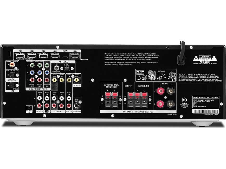 Sony STR-DH520 7.1-channel home theater receiver at Crutchfield