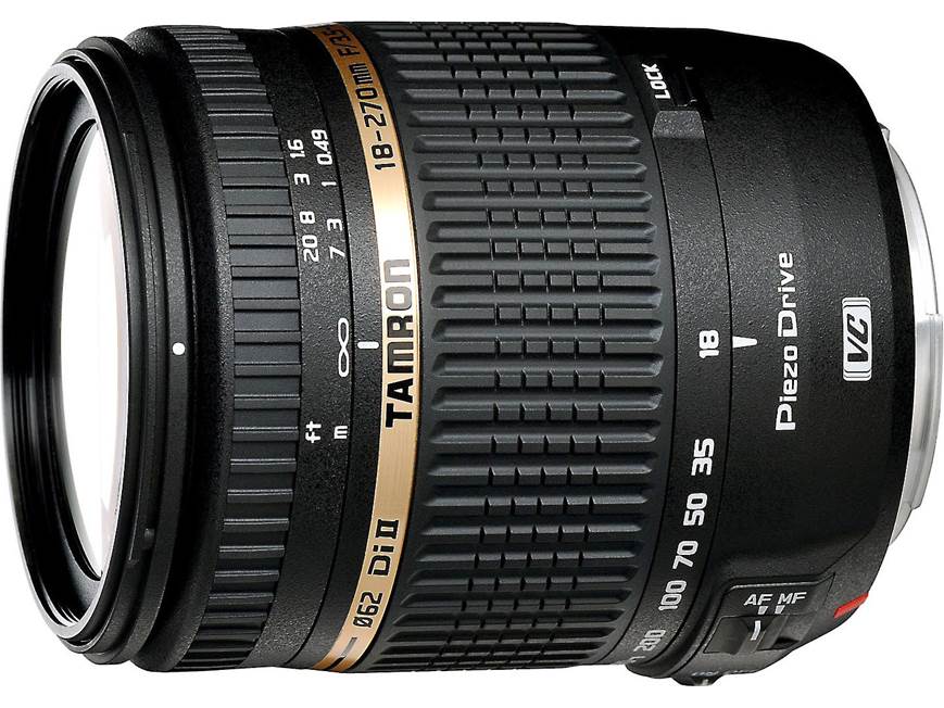 Tamron 18-270mm Di II VC PZD Lens Zoom lens with vibration