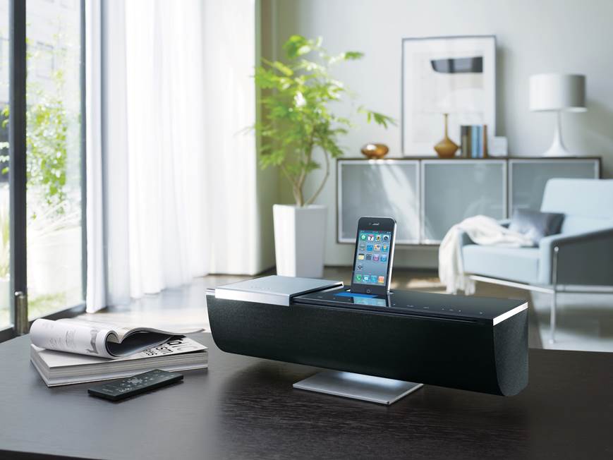 Onkyo ABX-100 Powered speaker system for iPod®/iPhone® at Crutchfield