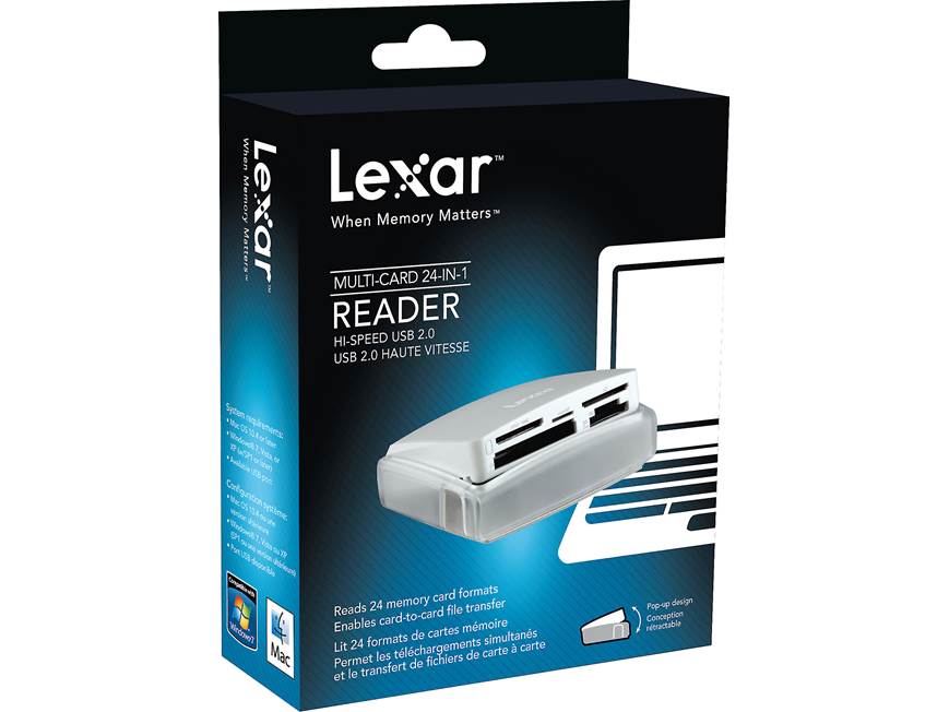 Lexar USB Card Reader 24-in-1 multi-card reader at Crutchfield