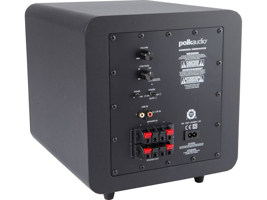 Polk Audio PSW111 Ultra-compact powered subwoofer at Crutchfield